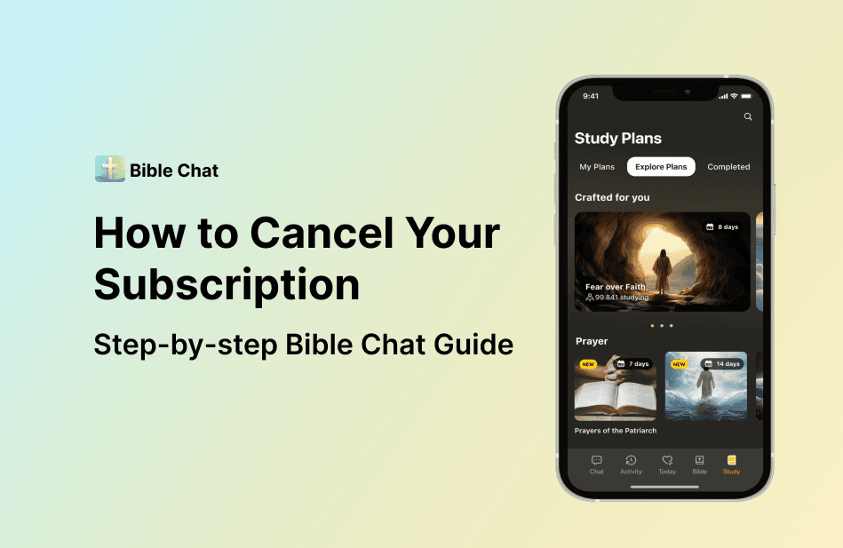How to Cancel Your Bible Chat Subscription